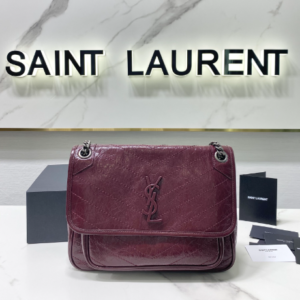 YSL Saint Laurent's Niki's Medium Handbag - Jujube 56216