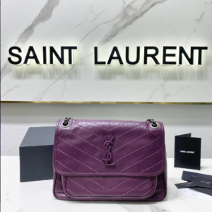 YSL Saint Laurent's Niki's Medium Handbag - Purple 57123