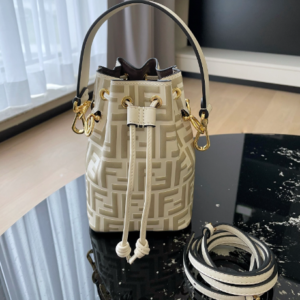 Fendi Mini Bucket Handbag - White 98473