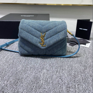 YSL Mini Long Denim Series Envelope Shoulder Bag 79125