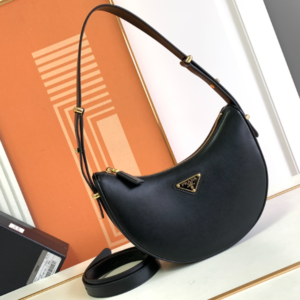 Prada Simple Moon Handbag - Black 99208