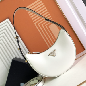 Prada Simple Moon Handbag - White 22686