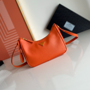 Prada Hobo Shoulder Handbag - Orange 33537