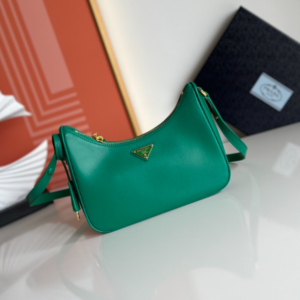 Prada Hobo Shoulder Handbag - Green 99864
