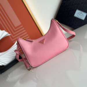 Prada Hobo Shoulder Handbag - Pink 63626