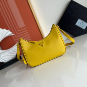 Prada Hobo Shoulder Handbag - Yellow 86281