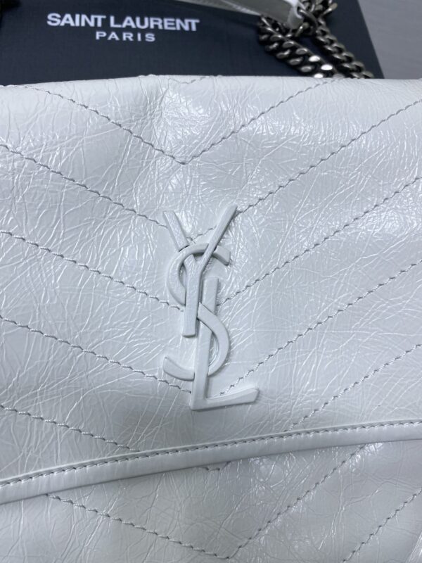 YSL Saint Laurent's Niki's Medium Handbag - White 30922 - Image 2