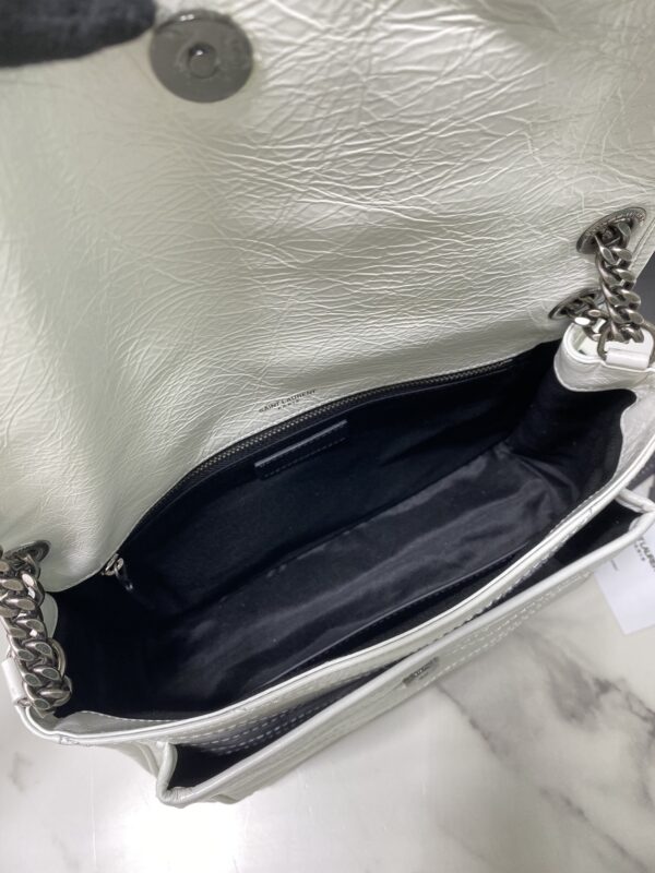 YSL Saint Laurent's Niki's Medium Handbag - White 30922 - Image 3