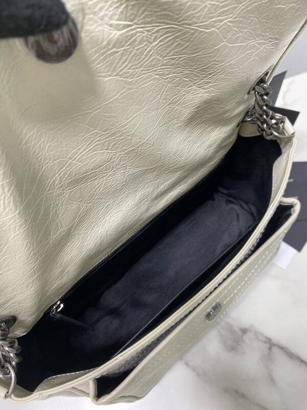 YSL Saint Laurent's Niki's Medium Handbag - Milky White 59501 - Image 2