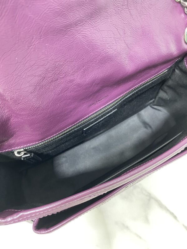 YSL Saint Laurent's Niki's Medium Handbag - Purple 57123 - Image 2