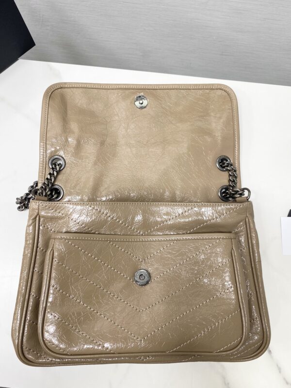 YSL Saint Laurent's Niki's Medium Handbag - Apricot 31090 - Image 3
