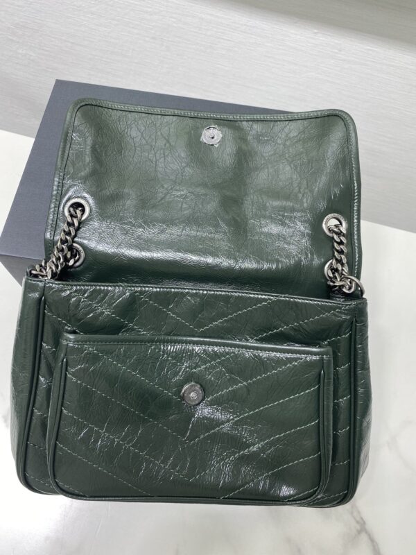 YSL Saint Laurent's Niki's Medium Handbag - Emerald 79288 - Image 3