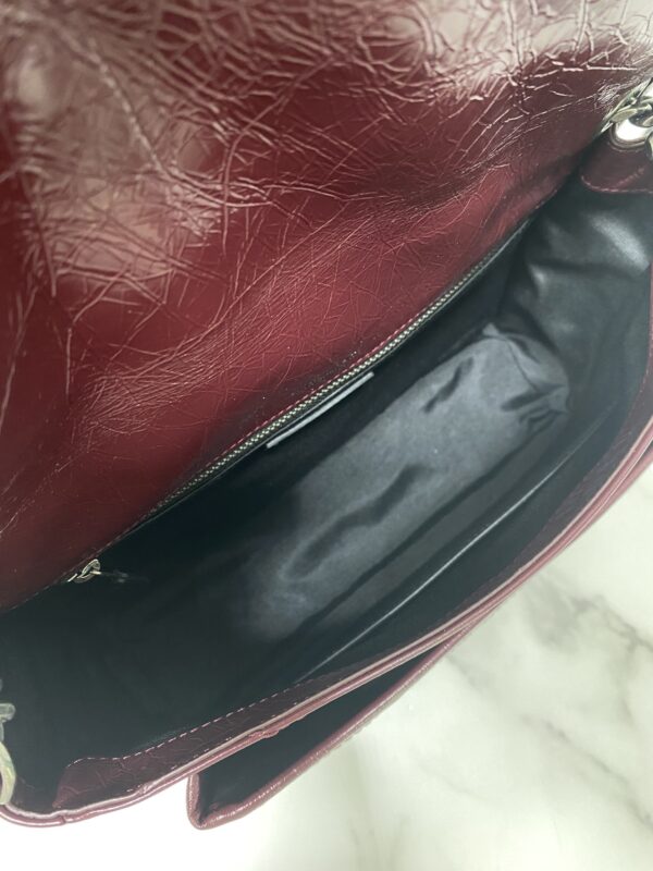 YSL Saint Laurent's Niki's Medium Handbag - Jujube 56216 - Image 2