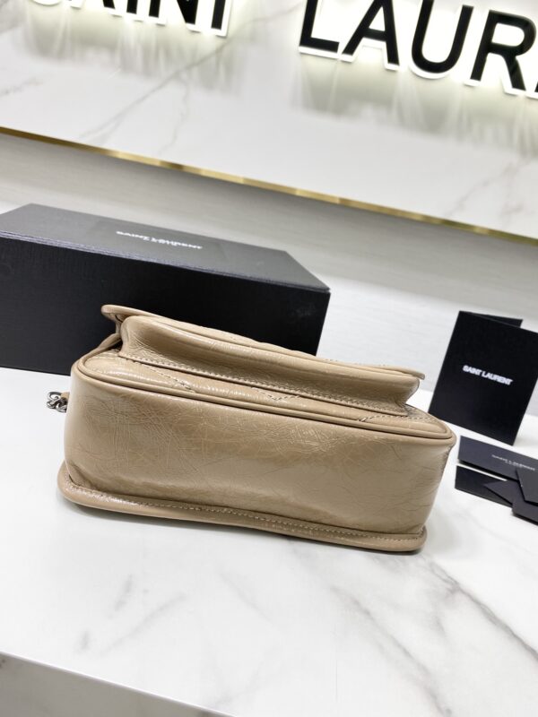 YSL Saint Laurent's Niki's Small Handbag - Apricot 48462 - Image 3