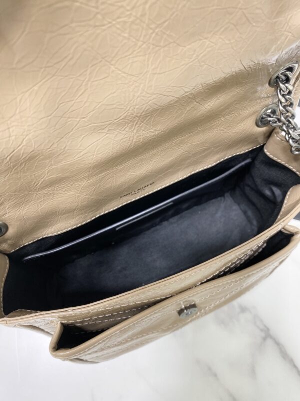 YSL Saint Laurent's Niki's Small Handbag - Apricot 48462 - Image 2