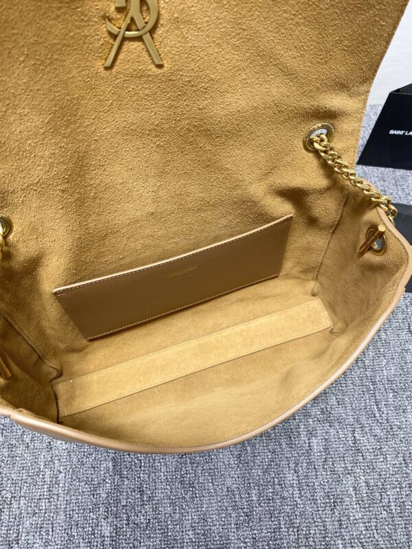 YSL Yves Saint Laurent Chain Handbag - Brown 11934 - Image 2