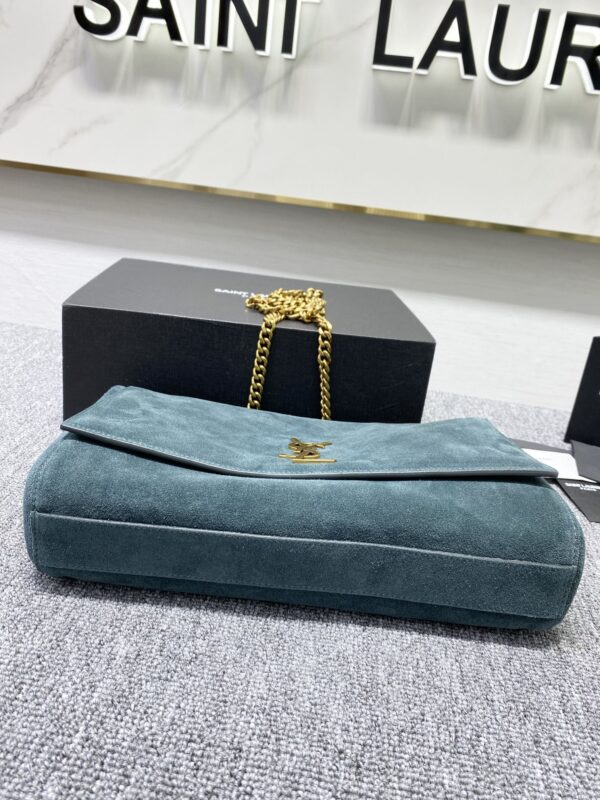 YSL Yves Saint Laurent Chain Handbag - Sea Green 21580 - Image 3
