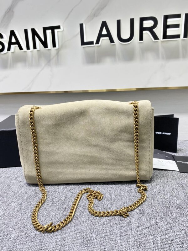 YSL Yves Saint Laurent Chain Handbag - Cream 73039 - Image 5