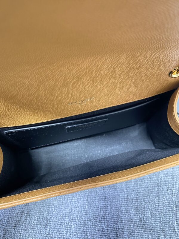 YSL Classic Grid Messenger Bag - Brown 86131 - Image 2