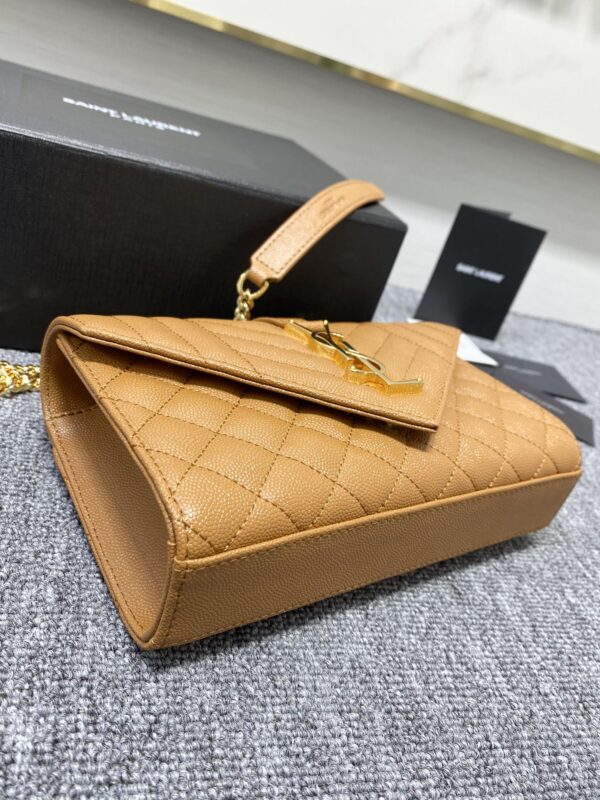YSL Small Envelope Bag - Orange 21313 - Image 4