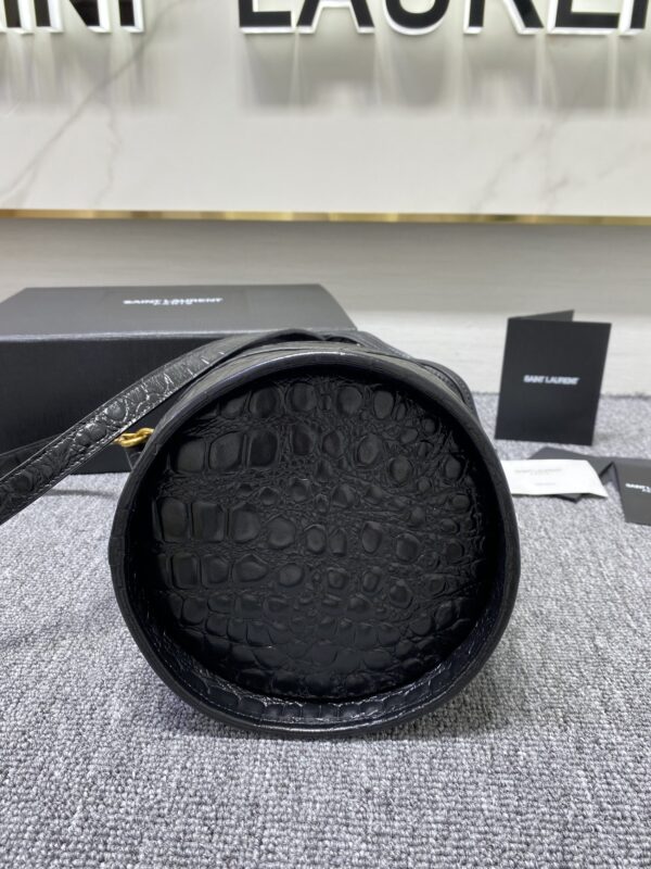 YSL Retro Bucket Bag - Black 98680 - Image 3