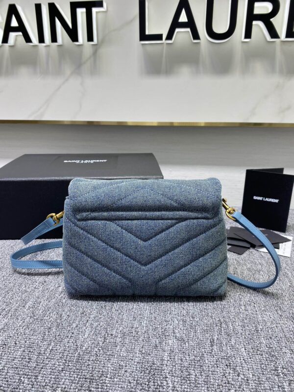 YSL Mini Long Denim Series Envelope Shoulder Bag 79125 - Image 5