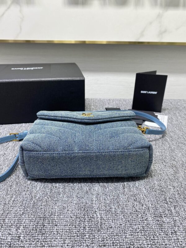 YSL Mini Long Denim Series Envelope Shoulder Bag 79125 - Image 4