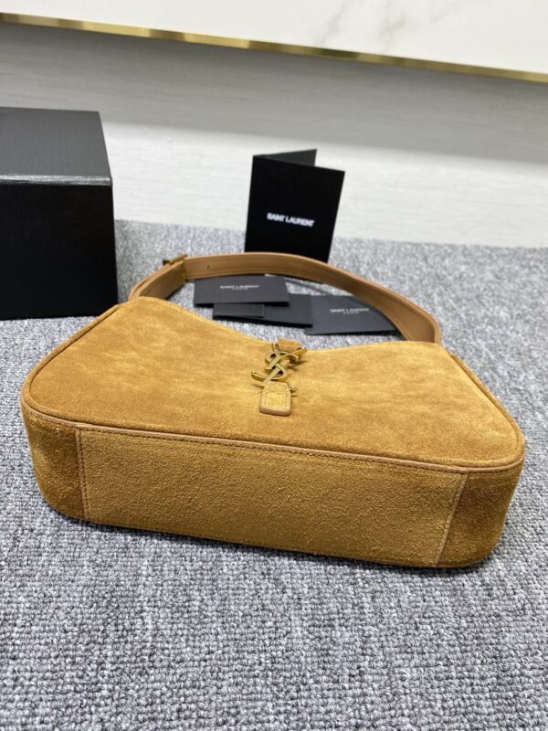 YSL’s New Spring and Summer Show Armpit Bag - Brown (Golden) 94751 - Image 2