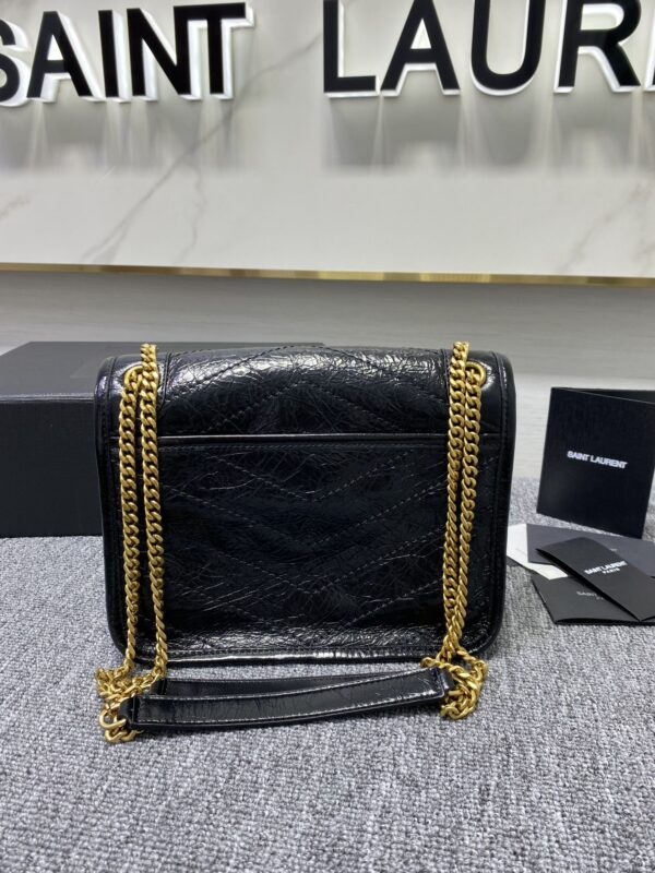 YSL Saint Laurent's Niki's Medium Handbag - Black 73989 - Image 2