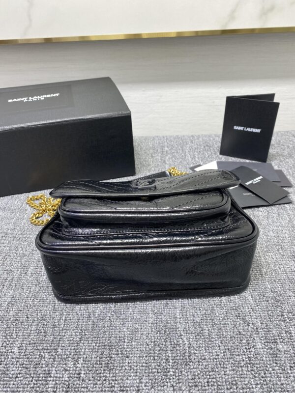 YSL Saint Laurent's Niki's Medium Handbag - Black 73989 - Image 3