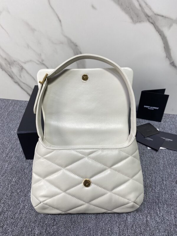 YSL Underarm Bag - White 43836 - Image 3