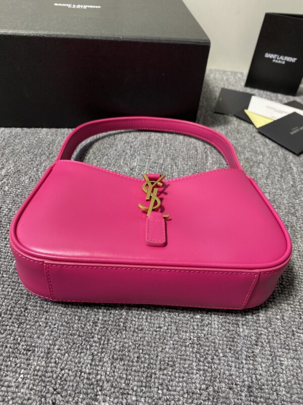 YSL’s New Spring and Summer Show Armpit Bag - Pink (Golden) 18234 - Image 4