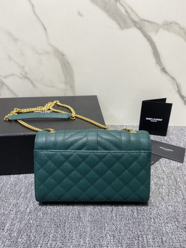 YSL Small Envelope Bag - Sea Green 98817 - Image 3