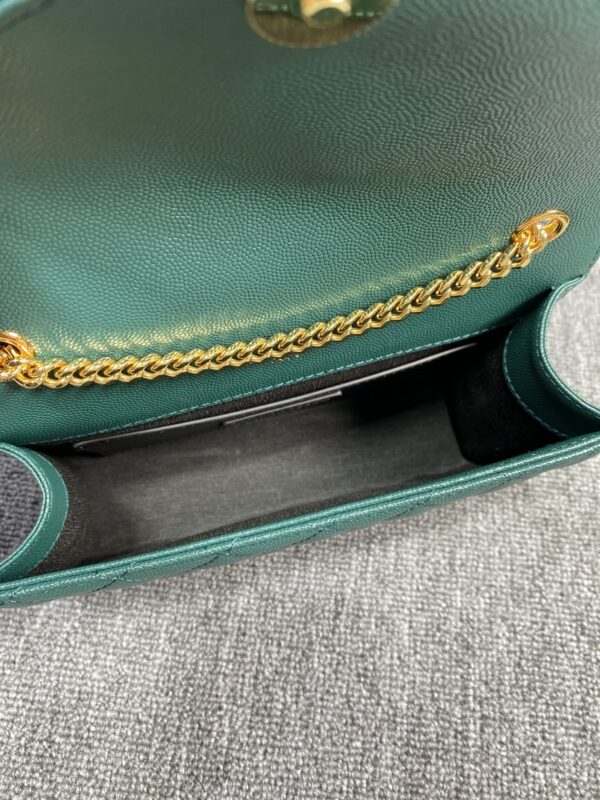 YSL Small Envelope Bag - Sea Green 98817 - Image 2