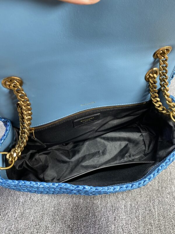 YSL NIKI Woven Bag - Blue 95493 - Image 2