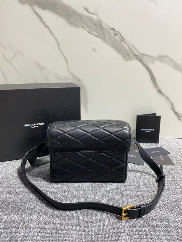 YSL June Box Bag - Black (Golden) 49764 - Image 5