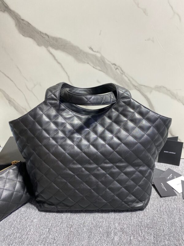 YSL Yves Saint Laurent Small Tote Bag - Black 92582 - Image 5