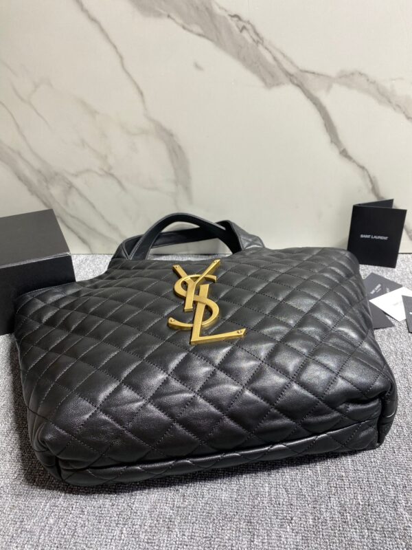 YSL Yves Saint Laurent Small Tote Bag - Black 92582 - Image 4