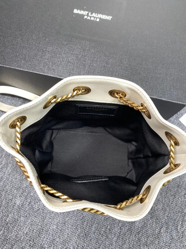 YSL Lambskin Backpack - Off White 52183 - Image 5