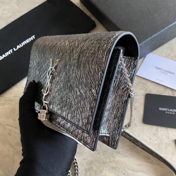 YSL Saint Laurent Snake Pattern Tassel Chain Bag 81373 - Image 3