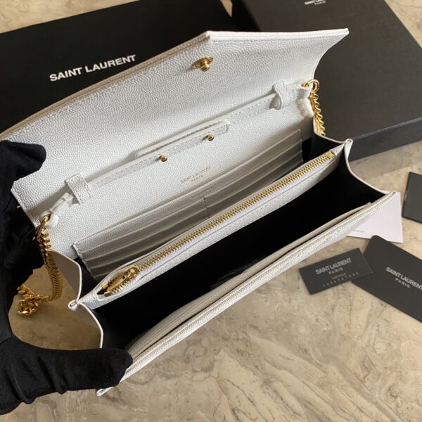 YSL Yves Saint Laurent Clutch Bag - White 23254 - Image 2