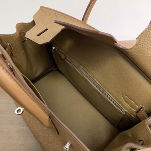 Hermes Birkin Gold Buckle Handbag - Chestnut Brown 87938 - Image 2