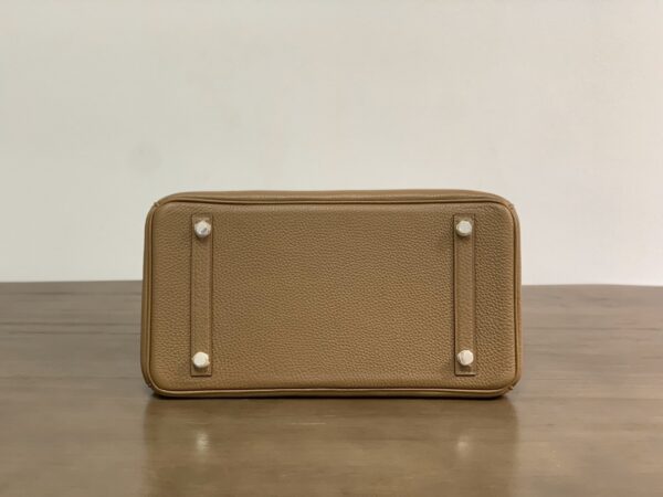 Hermes Birkin Gold Buckle Handbag - Chestnut Brown 87938 - Image 3