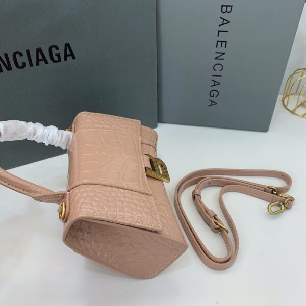 Balenciaga Crocodile Small Hourglass Bag - Cramel 66527 - Image 3