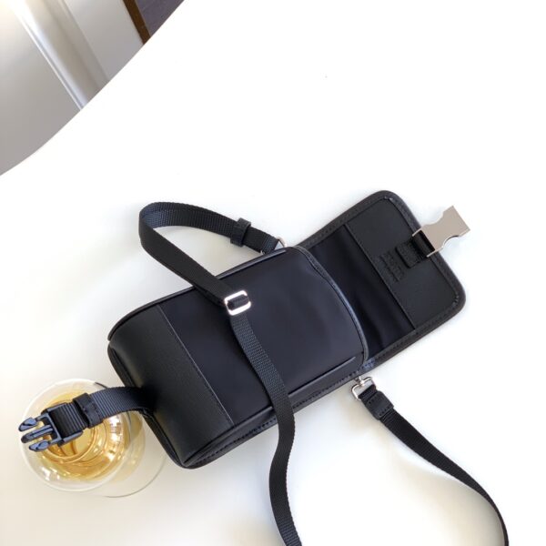Prada Mobile Phone Bag - Black 46005 - Image 2