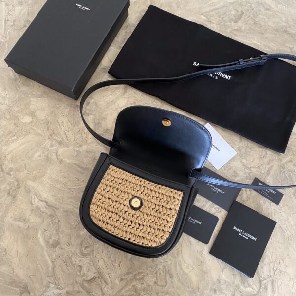 YSL Kate Raffia Straw Bag 87534 - Image 5