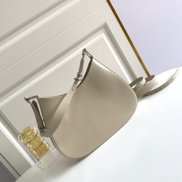 Prada Large Medieval Armpit Bag - Cream 74977 - Image 4