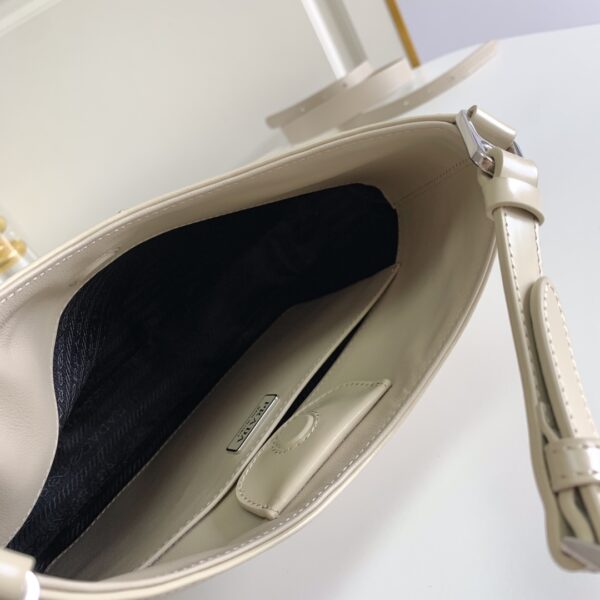 Prada Large Medieval Armpit Bag - Cream 74977 - Image 2