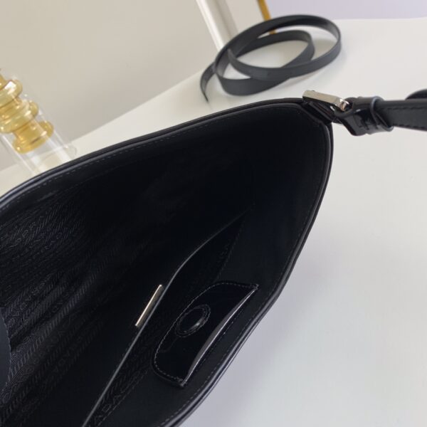 Prada Large Medieval Armpit Bag - Black 42642 - Image 2
