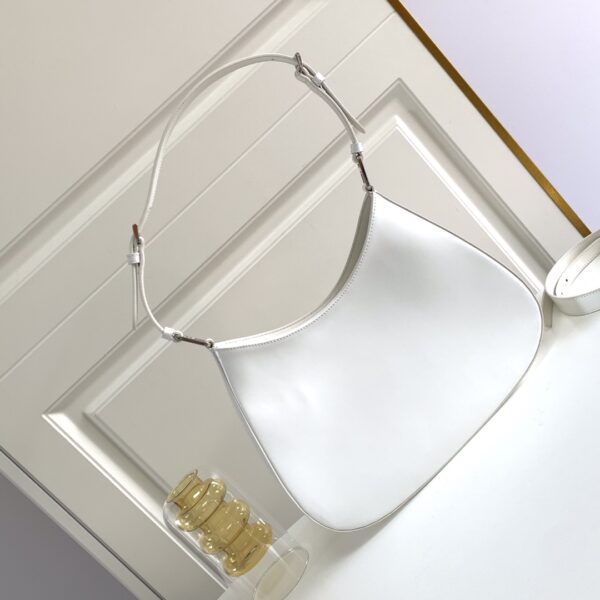 Prada Large Medieval Armpit Bag - White 73693 - Image 4